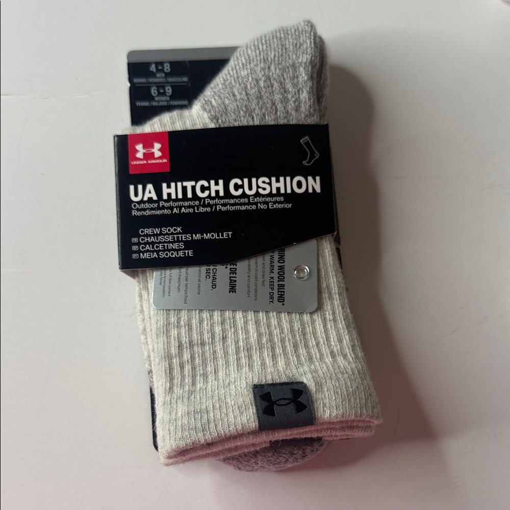 Under Armour UA Hitch Cushion Wool Blend Socks Small